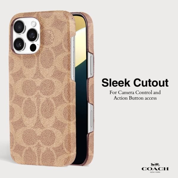 Coach Slim Wrap Signature Canvas Tan - iPhone 16 Pro Max