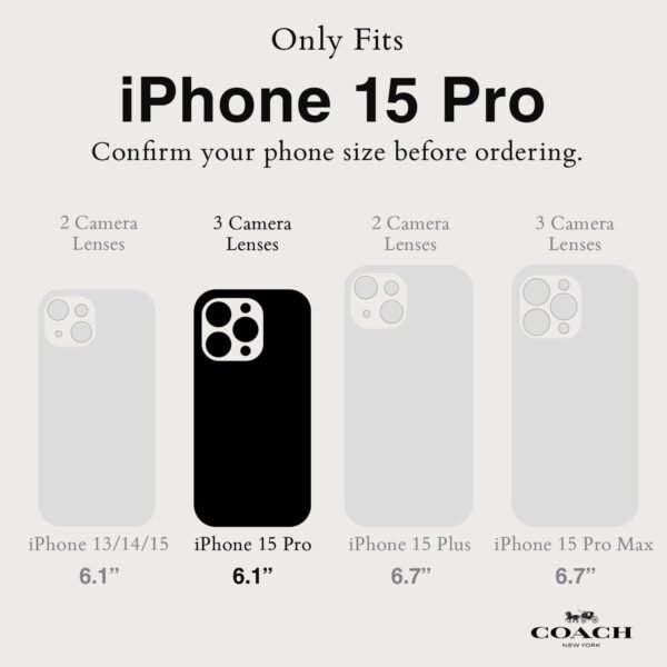 Coach Moody Floral MagSafe - iPhone 15 Pro