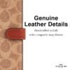Coach Folio Signature Tan - iPhone 15 Pro