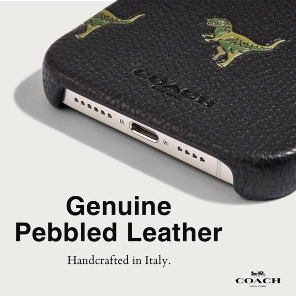 Coach Leather Slim Wrap Signature Repeat Rexy - iPhone 15 Pro