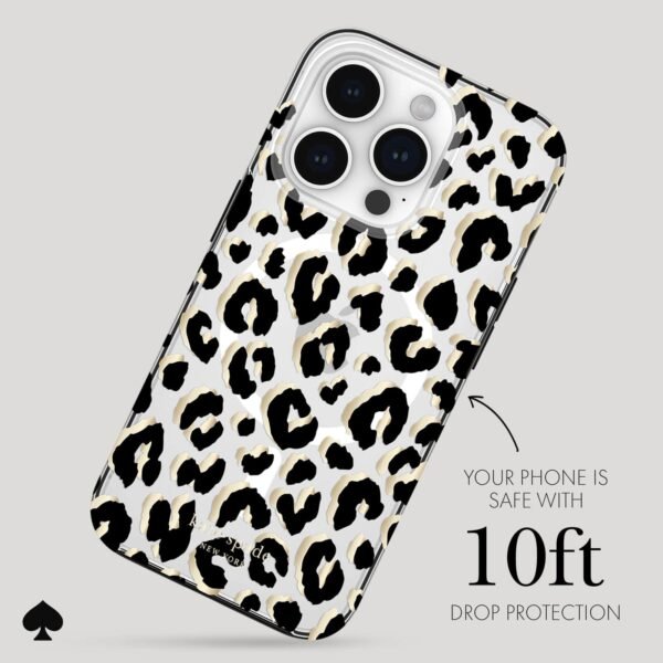 kate spade new york City Leopard MagSafe - iPhone 15 Pro