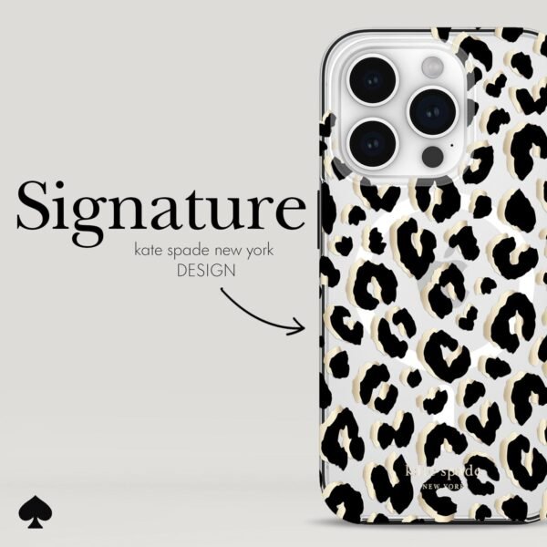 kate spade new york City Leopard MagSafe - iPhone 15 Pro