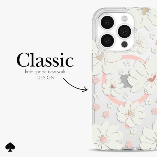kate spade new york Classic Peony MagSafe - iPhone 15 Pro