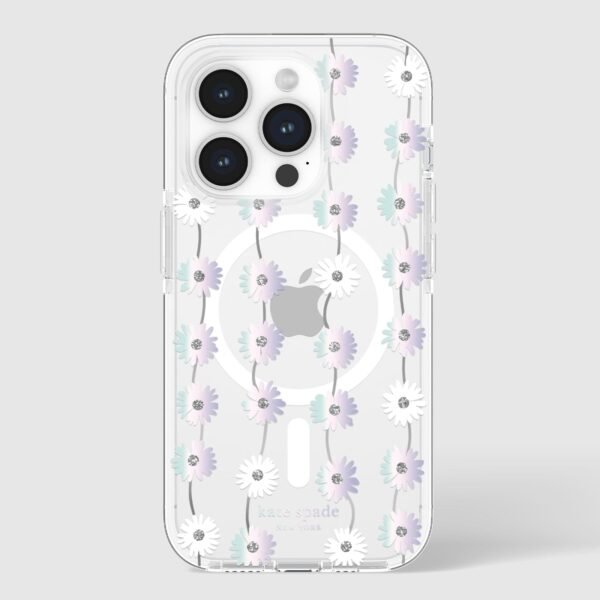 kate spade new york Tough Daisy Chain Iridescent MagSafe - iPhone 15 Pro