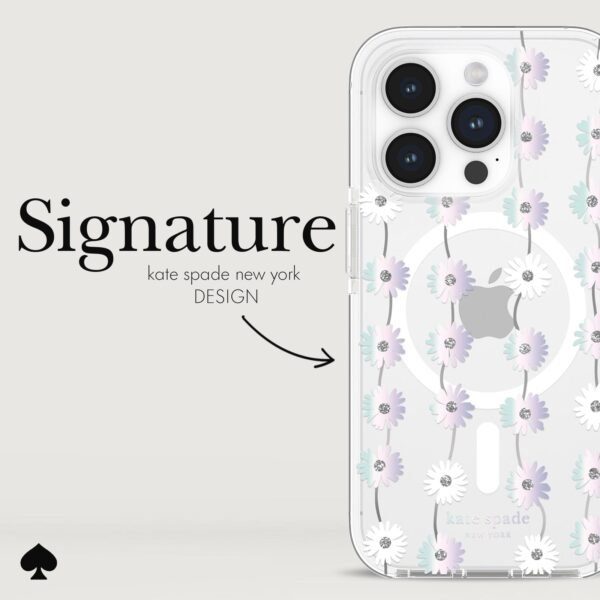 kate spade new york Tough Daisy Chain Iridescent MagSafe - iPhone 15 Pro