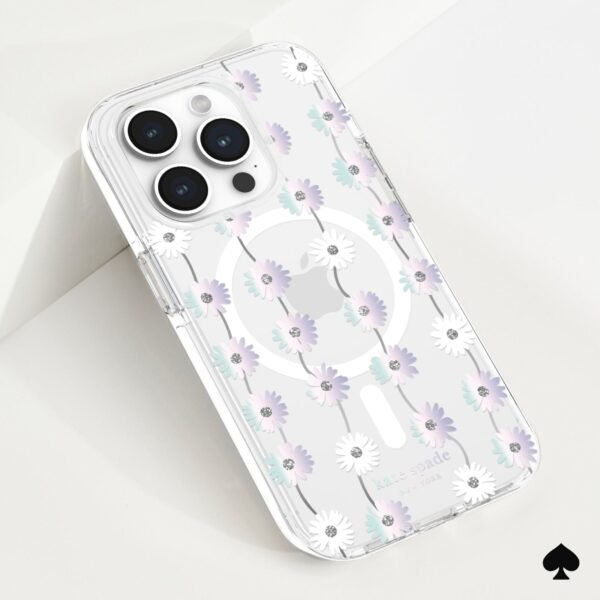 kate spade new york Tough Daisy Chain Iridescent MagSafe - iPhone 15 Pro