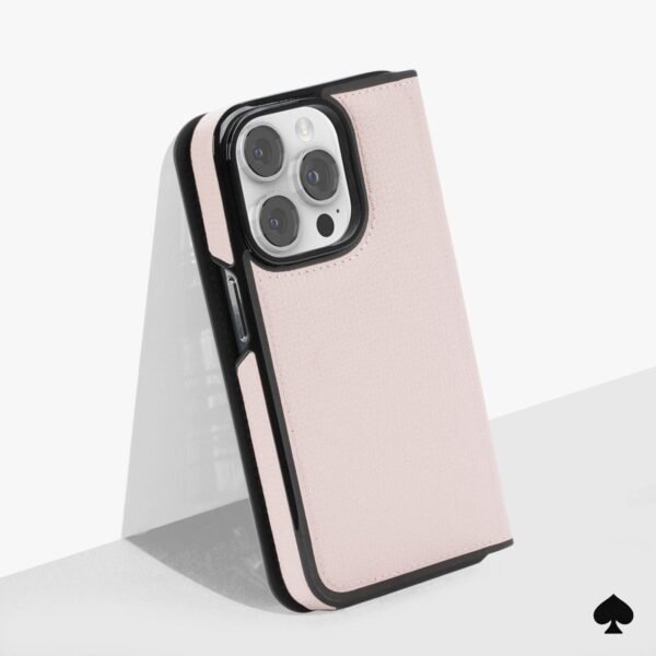 kate spade new york Wrap Folio Case Pale Vellum - iPhone 15 Pro