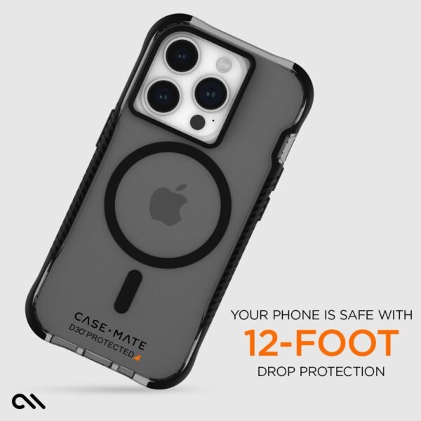Tough Grip D3O® Black MagSafe - iPhone 15 Pro
