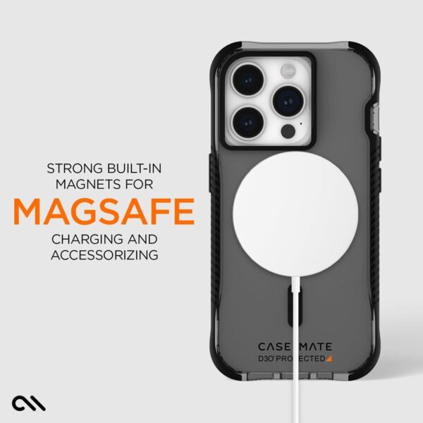 Tough Grip D3O® Black MagSafe - iPhone 15 Pro