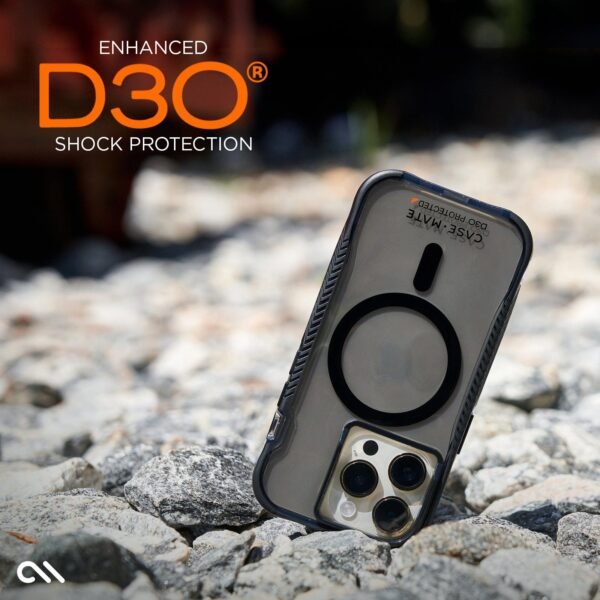 Tough Grip D3O® Black MagSafe - iPhone 15 Pro