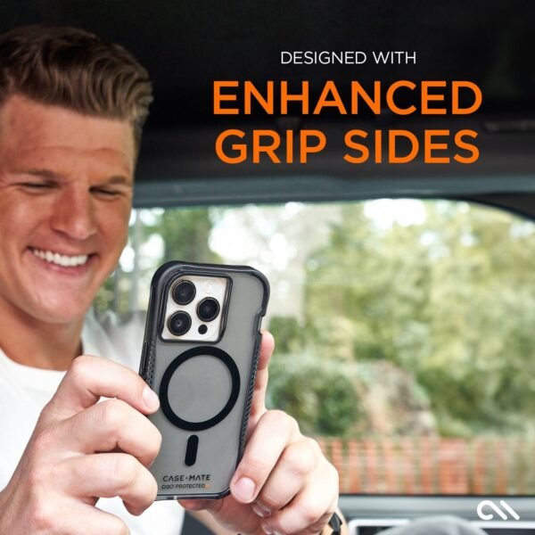 Tough Grip D3O® Black MagSafe - iPhone 15 Pro