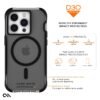 Tough Grip D3O® Black MagSafe - iPhone 15 Pro
