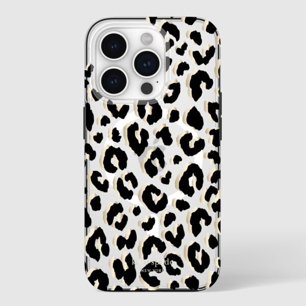 kate spade new york City Leopard MagSafe - iPhone 15 Pro