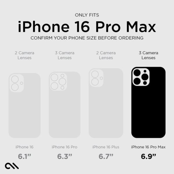 Tough D3O® Clear MagSafe - iPhone 16 Pro Max