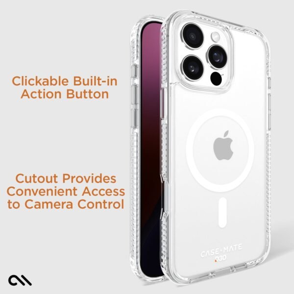 Tough D3O® Clear MagSafe - iPhone 16 Pro Max