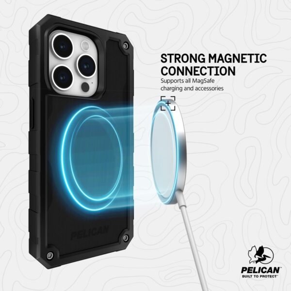 Pelican Shield Brushed Aluminum MagSafe - iPhone 15 Pro