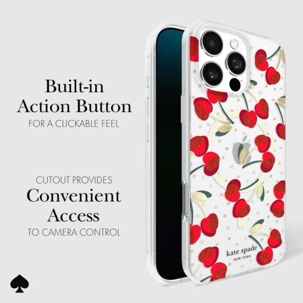 kate spade new york Cherry Dot MagSafe - iPhone 16 Pro Max
