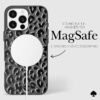 kate spade new york Black City Leopard MagSafe - iPhone 16 Pro Max