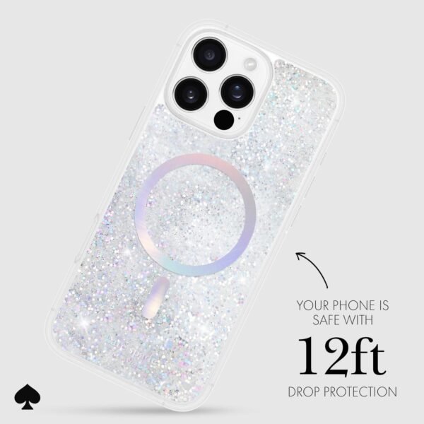 kate spade new york Liquid Glitter Opal Iridescent MagSafe - iPhone 16 Pro Max